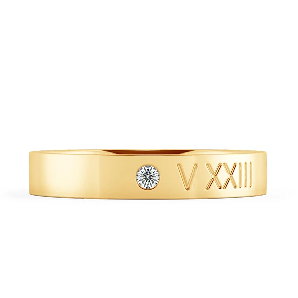 Modern Wedding Band Set NCC2036 3